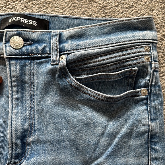 Express ankle legging high rise Jean - size 10R - Picture 2 of 4